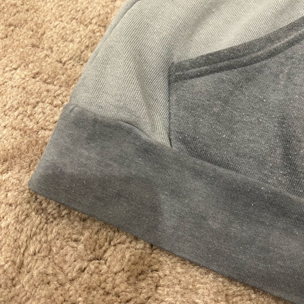Aviator Nation Gray Hoodie with Green Stripes - Picture 8 of 11